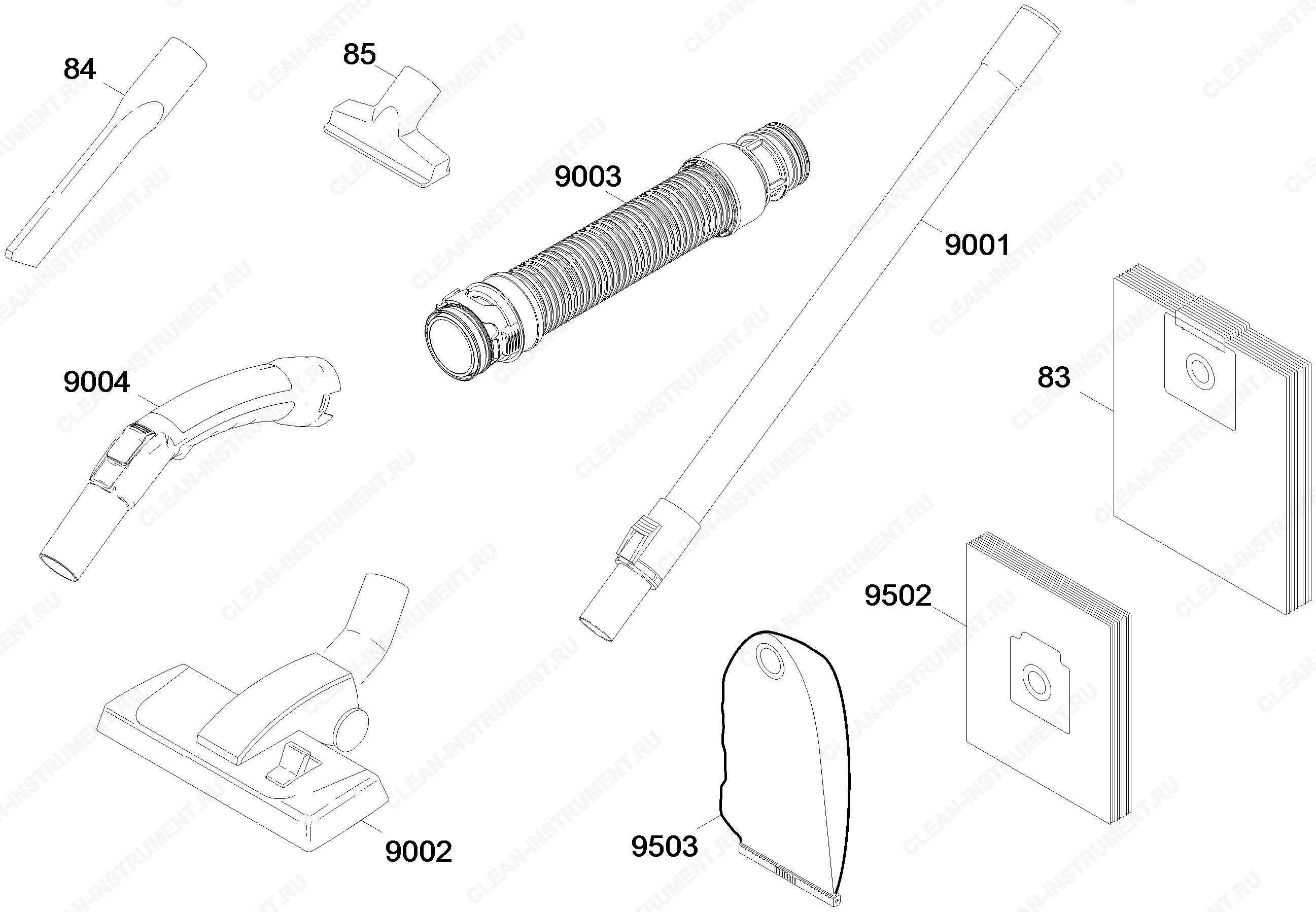 Перечень запасных деталей BV 5/1 Bp (5.974-280.0) | Аккумуляторный пылесос BV 5/1 Bp (1.394-219.0) Karcher - цена в Москве, купить оригинальные запчасти Керхер в интернет-магазине «Премиум инструмент»