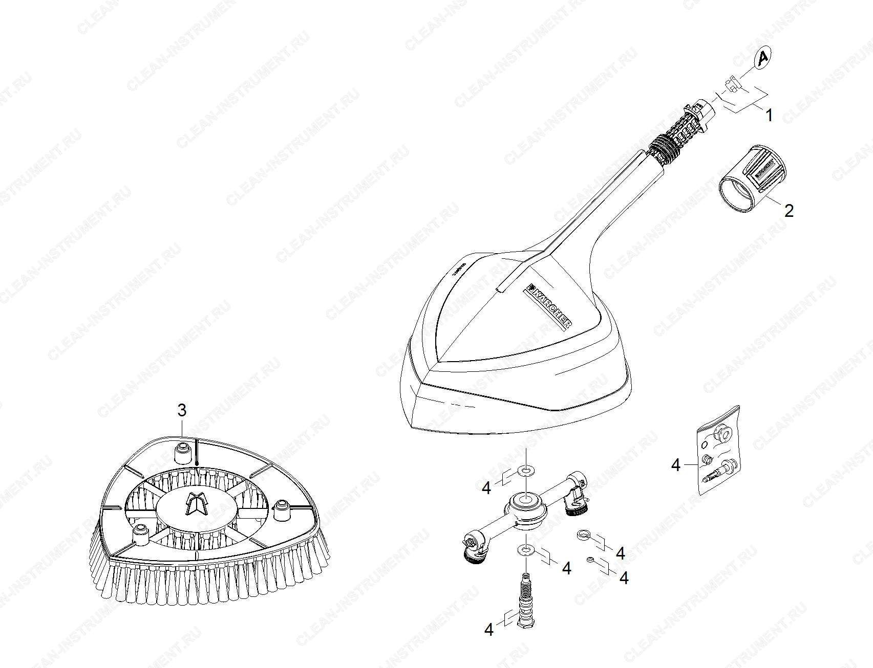 Очиститель поверхностей | Мойка высокого давления K 7 Compact Home (1.447-004.0) Karcher - цена в Москве, купить оригинальные запчасти Керхер в интернет-магазине «Премиум инструмент»