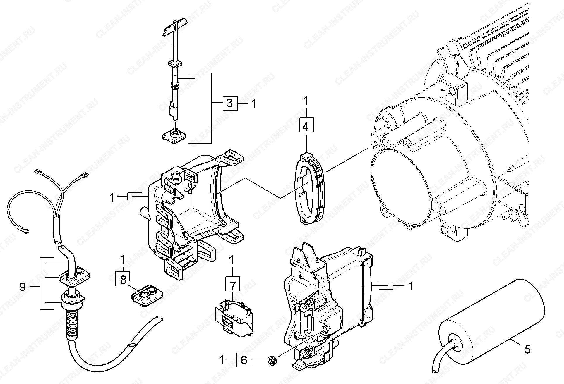 Распределительный щит | Аппарат высокого давления K 7 Premium (1.168-604.0) Karcher - цена в Москве, купить оригинальные запчасти Керхер в интернет-магазине «Премиум инструмент»