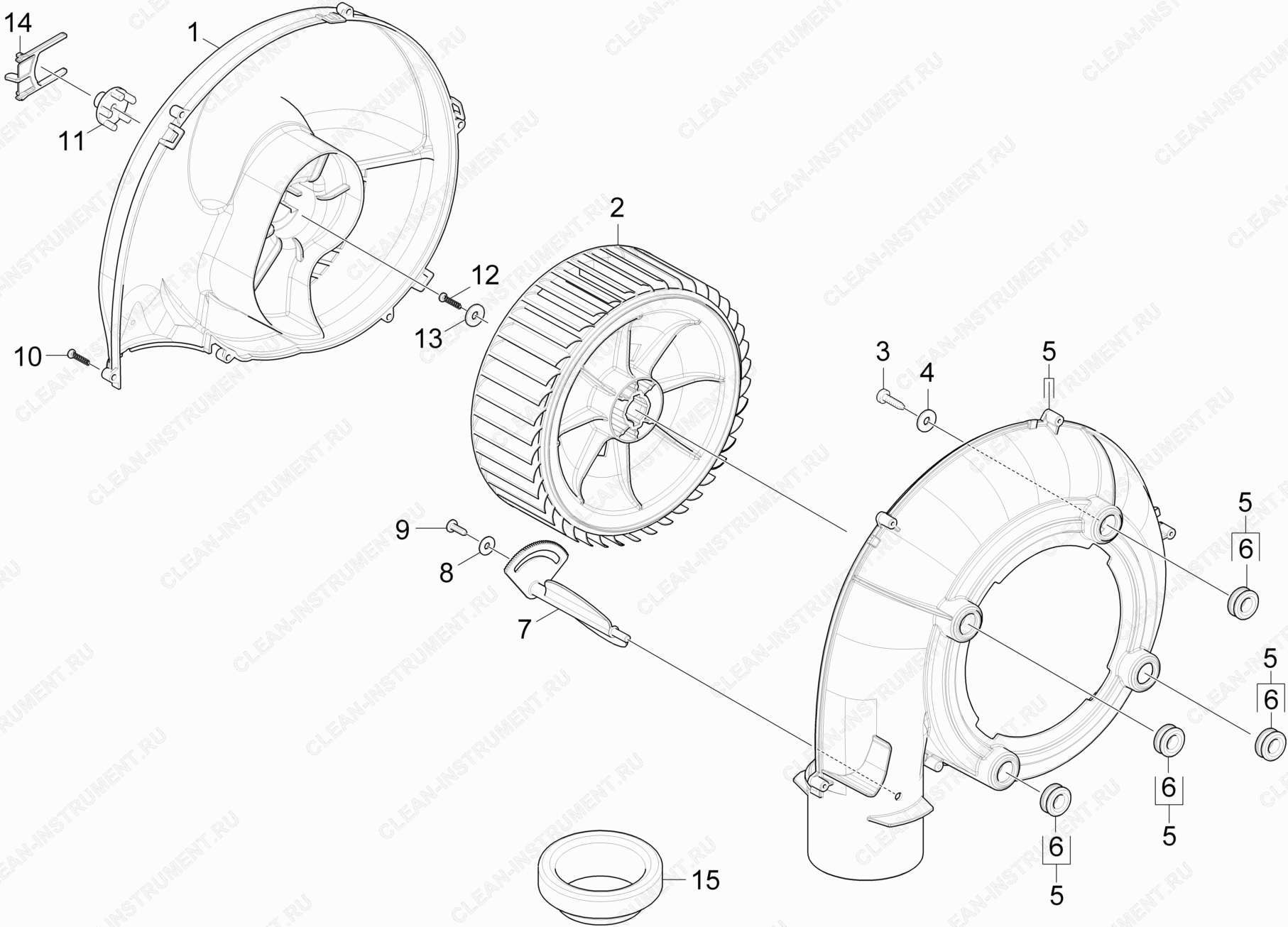 Воздуходувка | Аппарат высокого давления HDS 6/14-4 C (1.170-210.0) Karcher - цена в Москве, купить оригинальные запчасти Керхер в интернет-магазине «Премиум инструмент»
