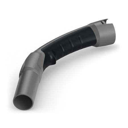 Колено пластмассовое под защелку, NT 22/1, DN 35 #2.889-170.0