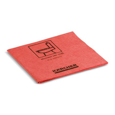 Салфетки из микроволокна MICROSPUN красные, 10 шт #3.338-247.0