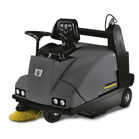 Подметальная машина с сиденьем для водителя KMR 1250 BAT Pack